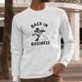 Mens Back In Business Funny Plague Doctor Long Sleeve T-Shirt Gifts for Him