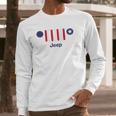 Mens Jeep America 7-Slot Grille Long Sleeve T-Shirt Gifts for Him