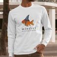 Mindset Motivational Quote Cute Goldfish Shark Long Sleeve T-Shirt Gifts for Him