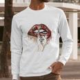 Nfl San Francisco 49Ers Lips Shut The Fuck Up Shirt Long Sleeve T-Shirt Gifts for Him