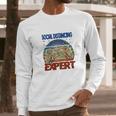 Social Distancing Expert Gamer Vintage Long Sleeve T-Shirt Gifts for Him