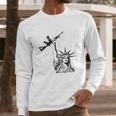 Statue Of Liberty Rifle 2Nd Amendment Mens Long Sleeve T-Shirt Gifts for Him