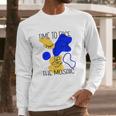 Time To Face The Mosaic Funny Creative Art Gift Long Sleeve T-Shirt Gifts for Him