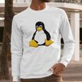 Tux Penguin Linux Official Mascot Logo Icon T-Shirt Long Sleeve T-Shirt Gifts for Him