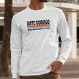 Vintage 70S 80S Style Santo Domingo Long Sleeve T-Shirt Gifts for Him