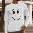 Vintage Cute Smiley Face Long Sleeve T-Shirt Gifts for Him