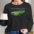 1973 Plymouth Road Runner Green Long Sleeve T-Shirt Gifts for Her