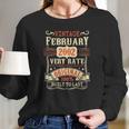 20 Years Old 20Th Birthday Gifts Vintage February 2002 Ver2 Long Sleeve T-Shirt Gifts for Her