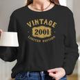 21 Years Old 21St Birthday Vintage Born In 2001 Ver2 Long Sleeve T-Shirt Gifts for Her