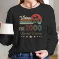 22Nd Birthday Vintage Limited Edition Birthday Long Sleeve T-Shirt Gifts for Her