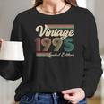 26 Years Old Gifts Born In 1995 Vintage 26Th Birthday Retro Long Sleeve T-Shirt Gifts for Her