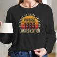 36 Years Old Gifts Vintage 1985 Limited Edition 36Th Birthday Long Sleeve T-Shirt Gifts for Her