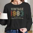 39 Years Old Gifts Vintage 1983 Limited Edition 39Th Birthday Long Sleeve T-Shirt Gifts for Her