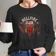 4 Hellfire Club Skull & Weapons Long Sleeve T-Shirt Gifts for Her