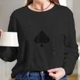 Ace Of Spades Deck Of Cards Halloween Costume Long Sleeve T-Shirt Gifts for Her