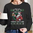 Aint No Laws When Youre Drinking With Claus Funny Long Sleeve T-Shirt Gifts for Her