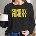 Americas Finest Apparel Green Bay Sunday Funday Long Sleeve T-Shirt Gifts for Her