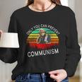 Anti Communism Capitalism Antisocialist Bear Long Sleeve T-Shirt Gifts for Her