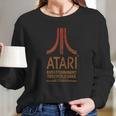 Atari Entertainment Technologies Distressed T- Long Sleeve T-Shirt Gifts for Her