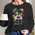 Austim Mouse Cartoon - Austim AwarenessShirt Long Sleeve T-Shirt Gifts for Her