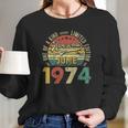 Awesome Since June 1974 47Th Bday Decorations 47 Years Old Long Sleeve T-Shirt Gifts for Her