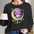 Axolotl Kawaii Pastel Goth Cute Creepy Aesthetic Nu Goth Long Sleeve T-Shirt Gifts for Her