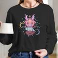 Baby Baphomet Kawaii Pastel Goth Emo Nu Goth Baphomet Long Sleeve T-Shirt Gifts for Her