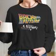 Back To The Future 8Bit Delorean Long Sleeve T-Shirt Gifts for Her