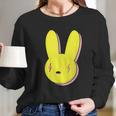 Bad Trap Lighting Bunny Eyes Dembow Reggaeton Style Long Sleeve T-Shirt Gifts for Her