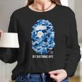 By Bape Abc Blue Camo T-Shirts Long Sleeve T-Shirt Gifts for Her