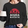 Baseball Acuna Matata Long Sleeve T-Shirt Gifts for Her