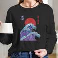 Big Wave Aesthetic 80S Long Sleeve T-Shirt Gifts for Her