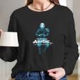 Blue Monochromatic Aang The Last Airbender Long Sleeve T-Shirt Gifts for Her