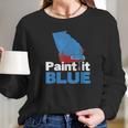 Blue Wave Georgia Elections Democrat Long Sleeve T-Shirt Gifts for Her