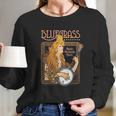 Bluegrass Alphonse Mucha Inspired Illustration Long Sleeve T-Shirt Gifts for Her