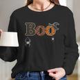 Boo Spiders Witches Logo Long Sleeve T-Shirt Gifts for Her