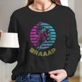 Braaap Vintage Motocross Dirt Bike Sunset Long Sleeve T-Shirt Gifts for Her