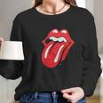 Bravado Mens Rolling Stones Classic Tongue Long Sleeve T-Shirt Gifts for Her