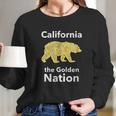 California Golden Nation Long Sleeve T-Shirt Gifts for Her