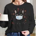 Cat Is Wearing Mask Face Anti Virus Long Sleeve T-Shirt Gifts for Her