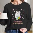 Caticorn So Meowgical Long Sleeve T-Shirt Gifts for Her