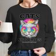 Cats Not Drugs Ok Sometimes Drugs Long Sleeve T-Shirt Gifts for Her