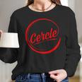 Cercle Logo Long Sleeve T-Shirt Gifts for Her