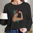 Chicana Girl Unbreakable Rosie The Riveter Long Sleeve T-Shirt Gifts for Her