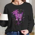 Chinese Zodiac Goat Horoscope Star Sign Zany Brainy Long Sleeve T-Shirt Gifts for Her