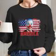 Clown Joe Funny Caricature Joe Biden Is A Democratic Clown Long Sleeve T-Shirt Gifts for Her