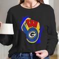 Cool Packers Brewers Badgers Long Sleeve T-Shirt Gifts for Her