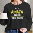 Cool T-Shirt For Amaya Long Sleeve T-Shirt Gifts for Her