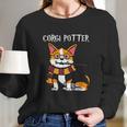 Corgi Potter Gift For Corgi Lovers Funny Pawter Dog Long Sleeve T-Shirt Gifts for Her