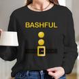 Cute Halloween Funny Halloween Day Bashful Dwarf Costume Long Sleeve T-Shirt Gifts for Her